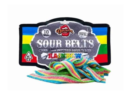 Devour Sour Belts (3000mg) Rainbow