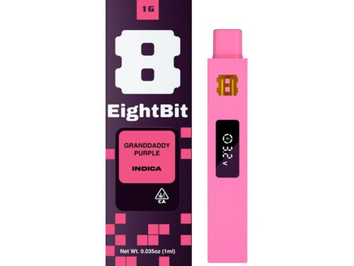 EightBit 2g Disposable Vape – Granddaddy Purple