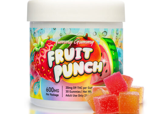 Yummy Gummy 600MG - Fruit Punch D9 Gummies