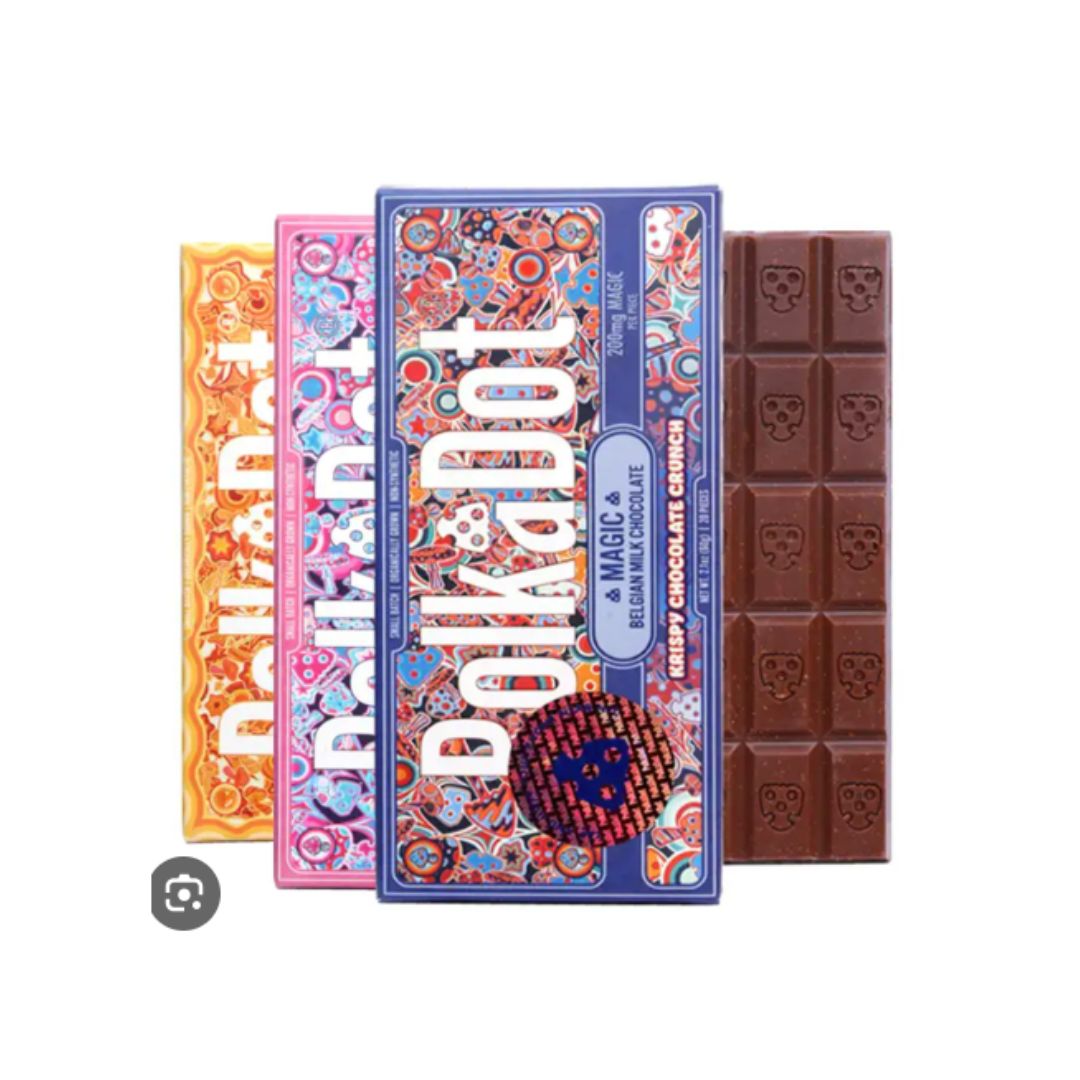 PolkaDot Mushroom Chocolate Bars